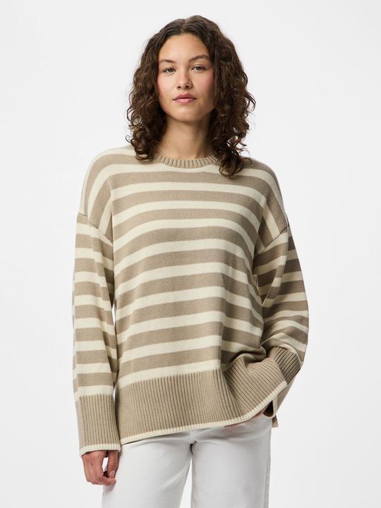 Image du produit Pieces Pcava Ls O-Neck Slit Knit Noos (XL)