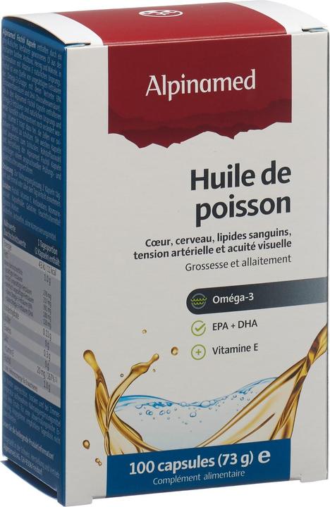 Immagine prodotto Alpinamed Olio di pesce (100 Pezzo/i, Pillole, 70 g)