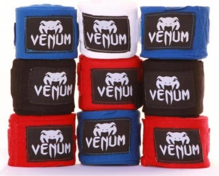 Actual product image Venum Kontact Boxing Handwraps - 4m-White