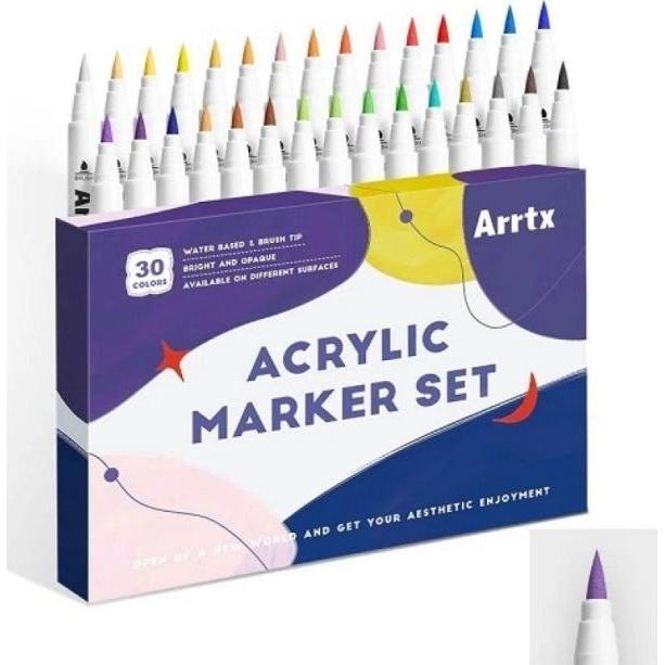 Arrtx, Evidenziatori, Marchio akrylowe - flamastry, 30 spalwów