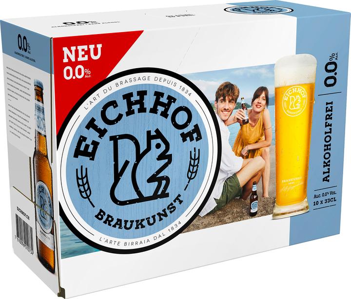 Actual product image Eichhof Non-alcoholic beer (10 x 33 cl)