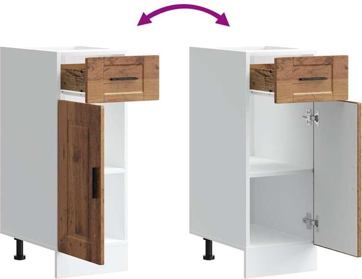 Actual product image vidaXL Küchenunterschrank (30 x 46 x 81.50 cm)