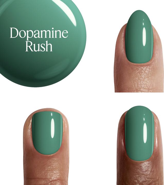 Actual product image Essie Gel Couture (557 dopamine rush, Green, Gel-Effect Nail Polish)