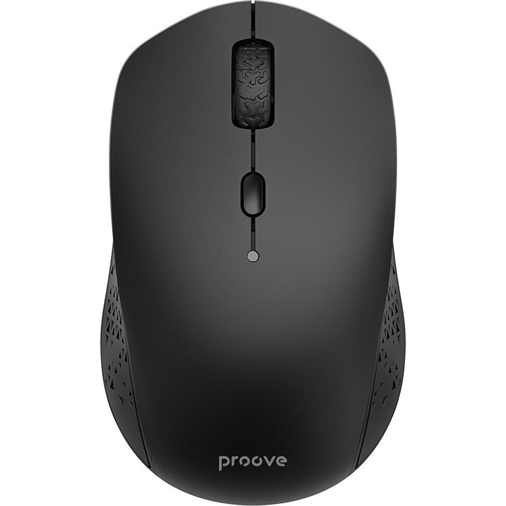 Proove Mouse Sweeper senza fili, 800DPI - 1600DPI, BT / Wi-Fi, nero (Senza fili), Mouse, Nero