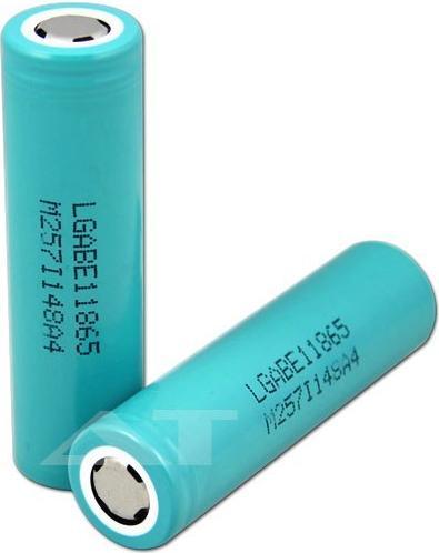Actual product image LG ICR18650E1 - 3200mAh 3.6V - 3.8V Lithium Battery (Unprotected) (1 pcs., 18650, 3200 mAh)