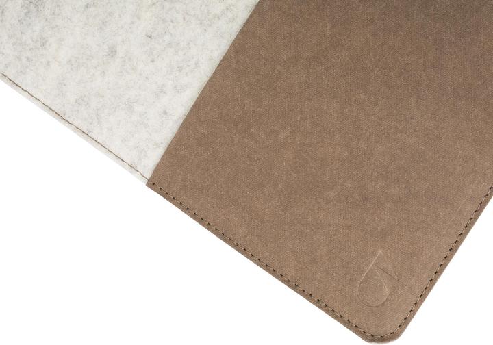 Image du produit Oakywood Felt MacBook Sleeve - MacBook Hülle - aus Merinowollfilz gefertigt - Steingrau / MacBook 14” (M1 202 (14", Apple)