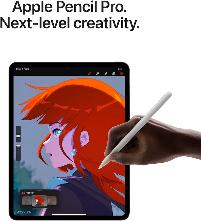 Produktbild Apple iPad Pro 13 2024 (M4) (nur WLAN, 13", 256 GB, Silver)