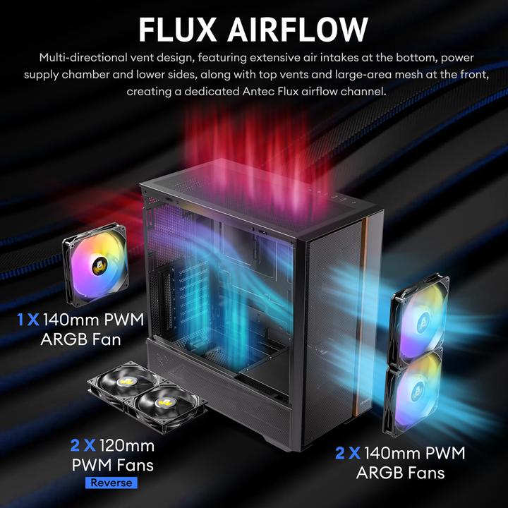 Immagine prodotto Antec Flux Rear (ITX, mATX, ATX)