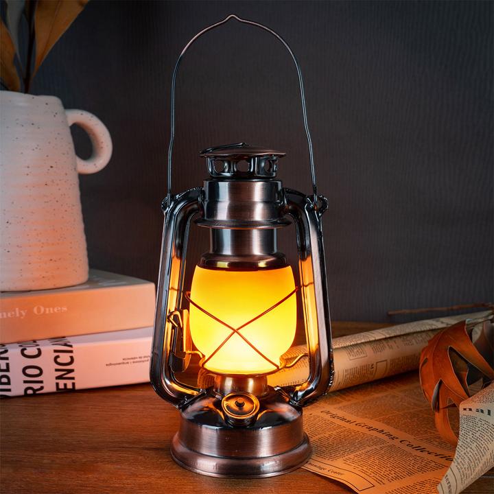 Actual product image Casativo LED-Sturmlaterne mit authentischer Flammenoptik (Ø 15 x 25 cm, 1 x)