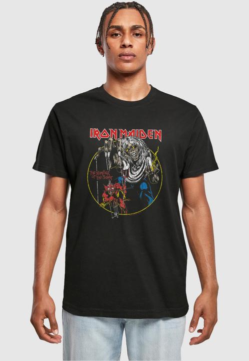 Actual product image Merchcode Iron Maiden - Colours Circle T-Shirt Round Neck - 118699 (S)