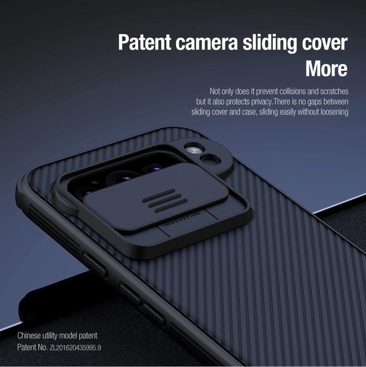 Actual product image Nillkin CamShield PRO Hard Case for Google Pixel 9 Pro XL Deep Green (Google Pixel 9 Pro XL)