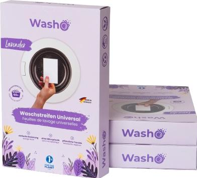Washo Bande de lavage Lavender (180 Cycles de lavage, Savon de toilette)