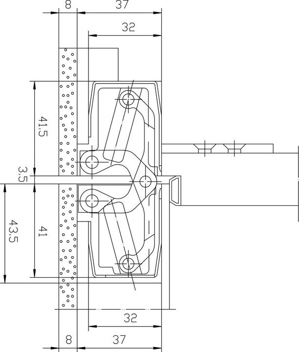Image du produit Simonswerk TECTUS TE 540 Charnières d'objets 3D A8