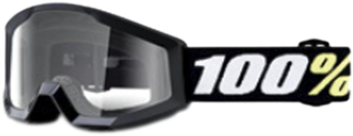 Produktbild 100% Strata Mini Goggle - Clear Lens (Black, Clear)