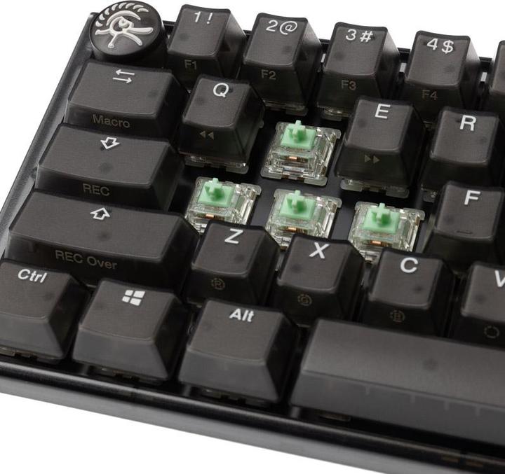 Image du produit Ducky One 3 Aura Black Mini Gaming Keyboard, RGB LED - Gateron Baby Kangaroo (US) (US, Filaire)