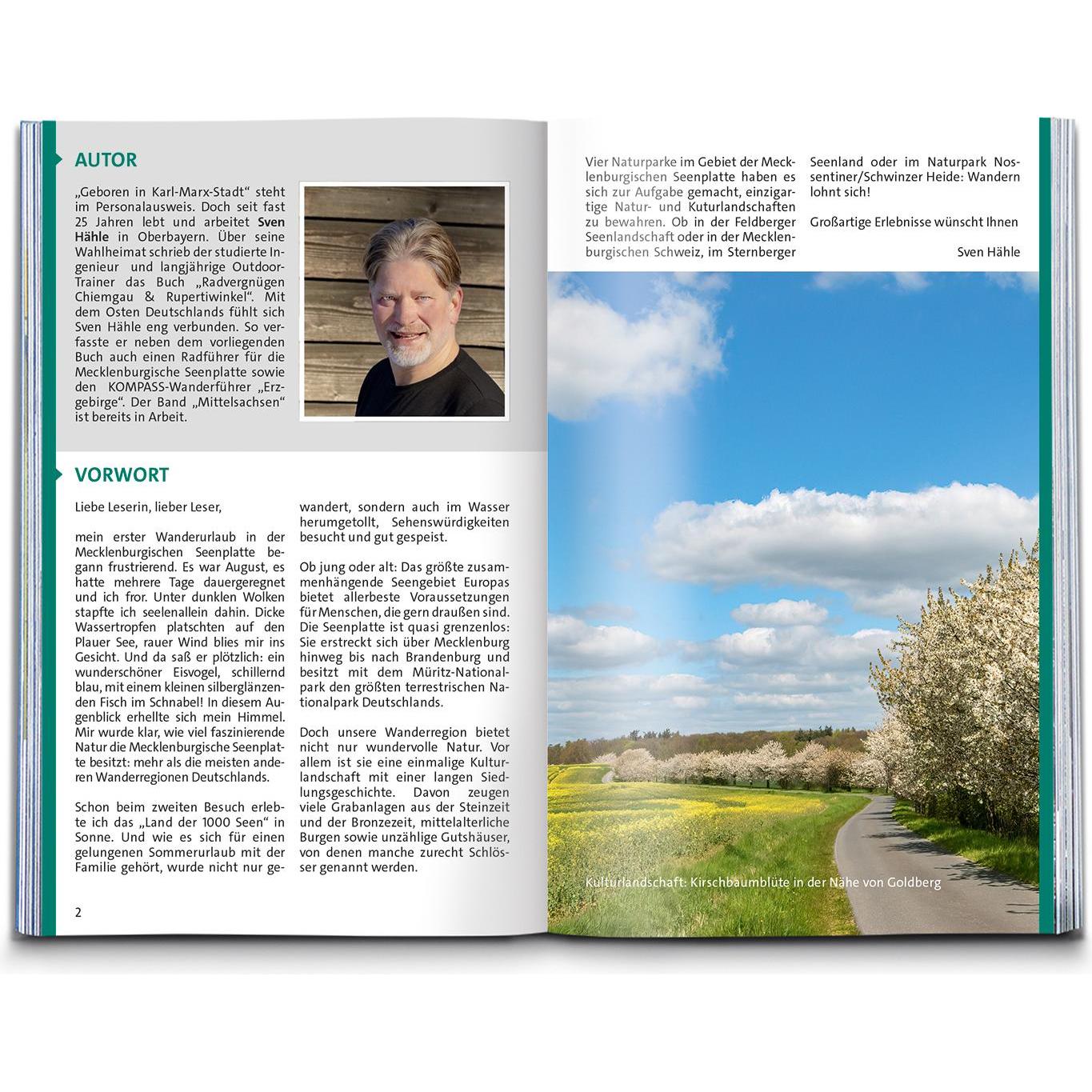 Thumbnail - Wanderführer Mecklenburgische Seenplatte, Land der 1000 Seen mit Nationalpark Müritz, 55, Ratgeber von Sven Hölke