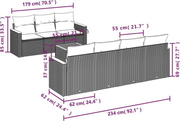Produktbild vidaXL Kannon