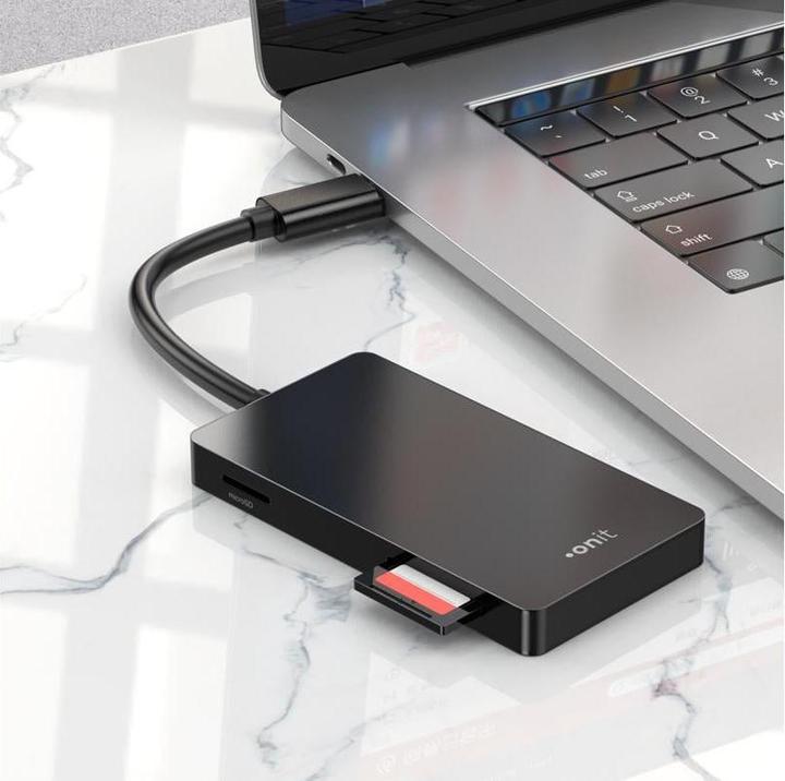 Produktbild Onit Card Reader Extern USB-C 3-in-1 (USB 3.2)