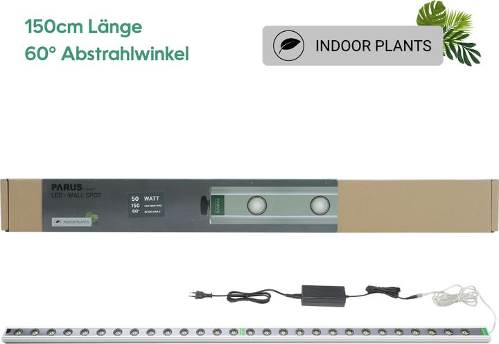 Produktbild Parus by Venso Wall Spot 150cm, Abstrahlwinkel 60°, LED Wachstumslampe, Grow Light für Zimmerpflanze (LED, 245 V)