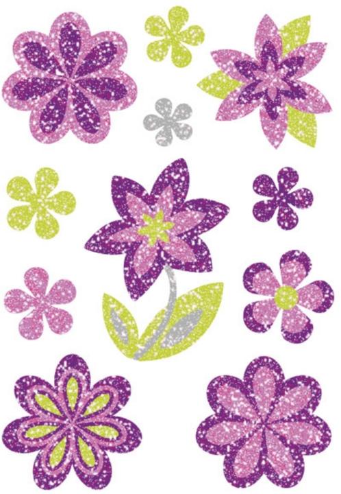 Produktbild Magni Sticker MAGIC Blumen Diamond glitter