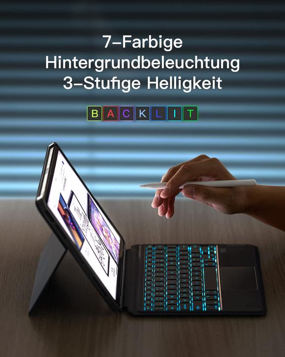 Productafbeelding Inateck Keyboard iPad 04111 gray (KB04111 gray) (DE, 3)