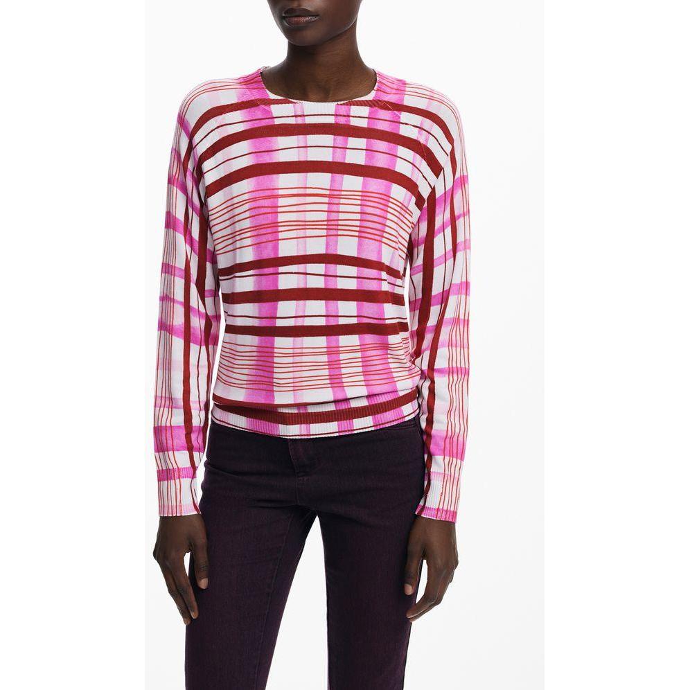 Desigual Donna Rosa Donne, Felpa + Maglione, Maglia (L, M)