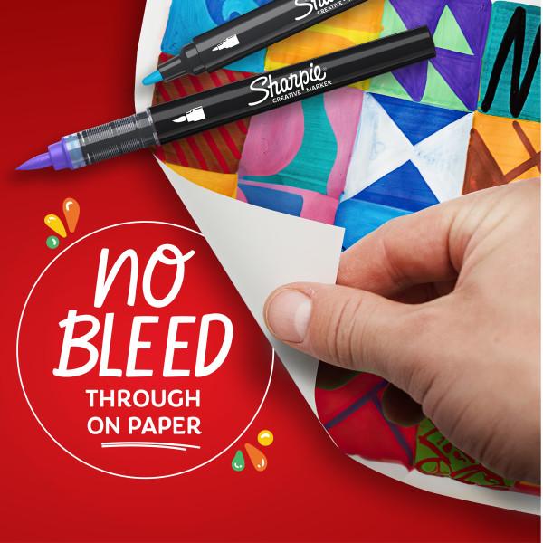 Produktbild Newell Sharpie - Creative Acrylic Marker Brush tip 5-Blister (2201182) (5x)