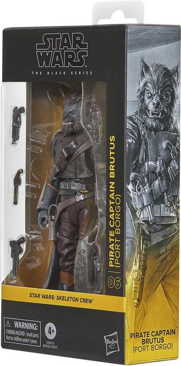 Actual product image Hasbro Star Wars The Black Series Pirate Captain Brutus (Port Borgo) Skeleton Crew 15-cm Action Figure