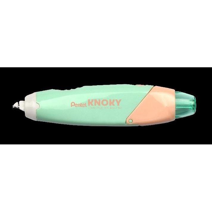 Pentel, Korrekturmittel, Mehrweg-Korrekturroller KNOKY, 5 mm x 6 m, grn