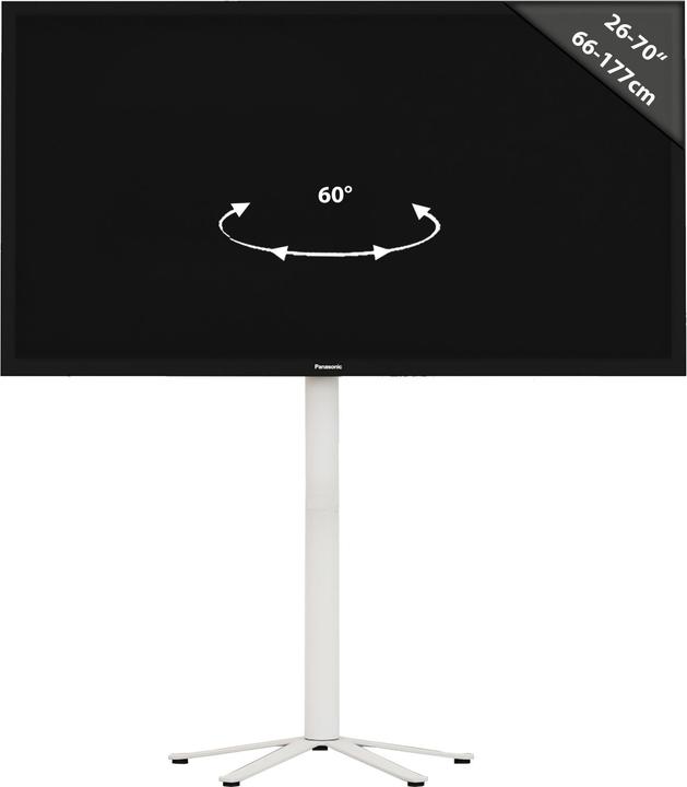 Image du produit VCM Pied TV Alu Xila (61 x 61 x 100 cm)