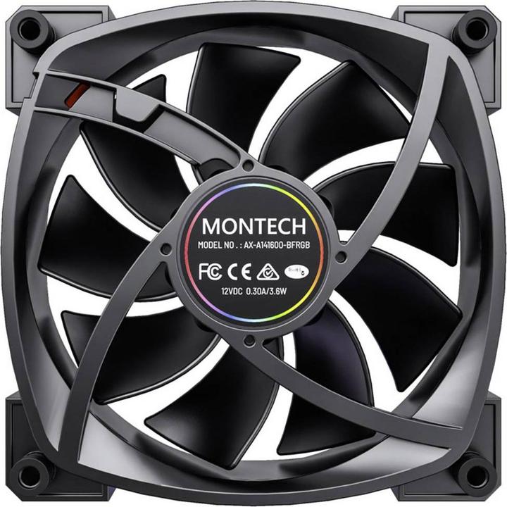 Produktbild Montech AX140 PWM - schwarz (140 mm, 1 x)