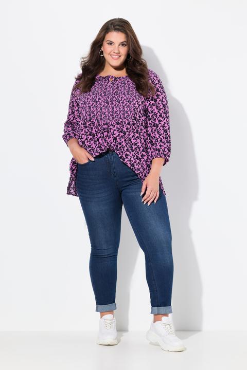 Produktbild Ulla Popken Skinnyjeans Sarah, schmale 5-Pocket-Form, High Waist (46)
