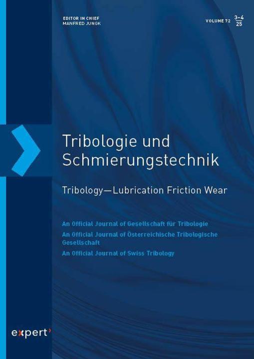Tribologie und Schmierungstechnik 72, 3 (Englisch, 2026)