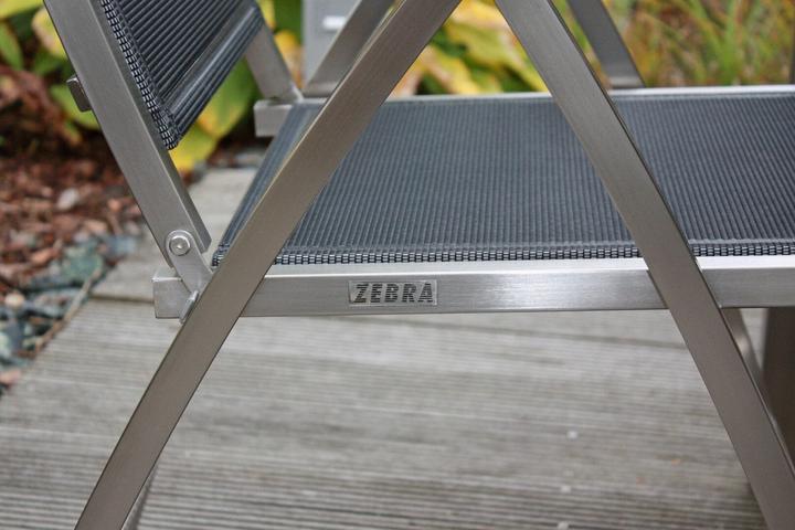 Actual product image Zebra PONTIAC garden furniture range PONTIAC high-back armchair espresso