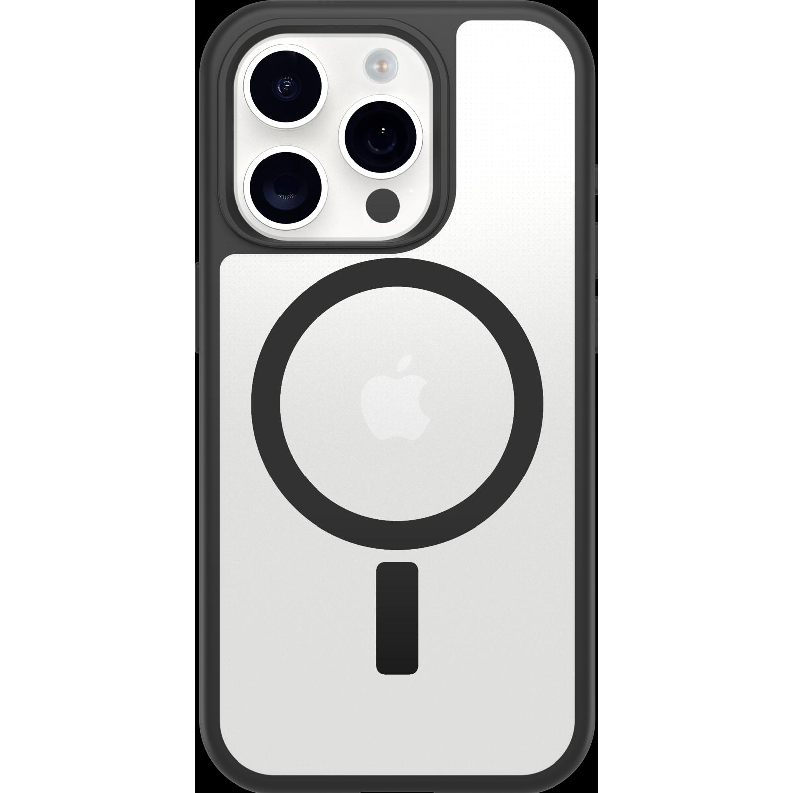 OtterBox React mit MagSafe (Apple iPhone 16 Pro), Smartphone Hülle, Transparent, Schwarz