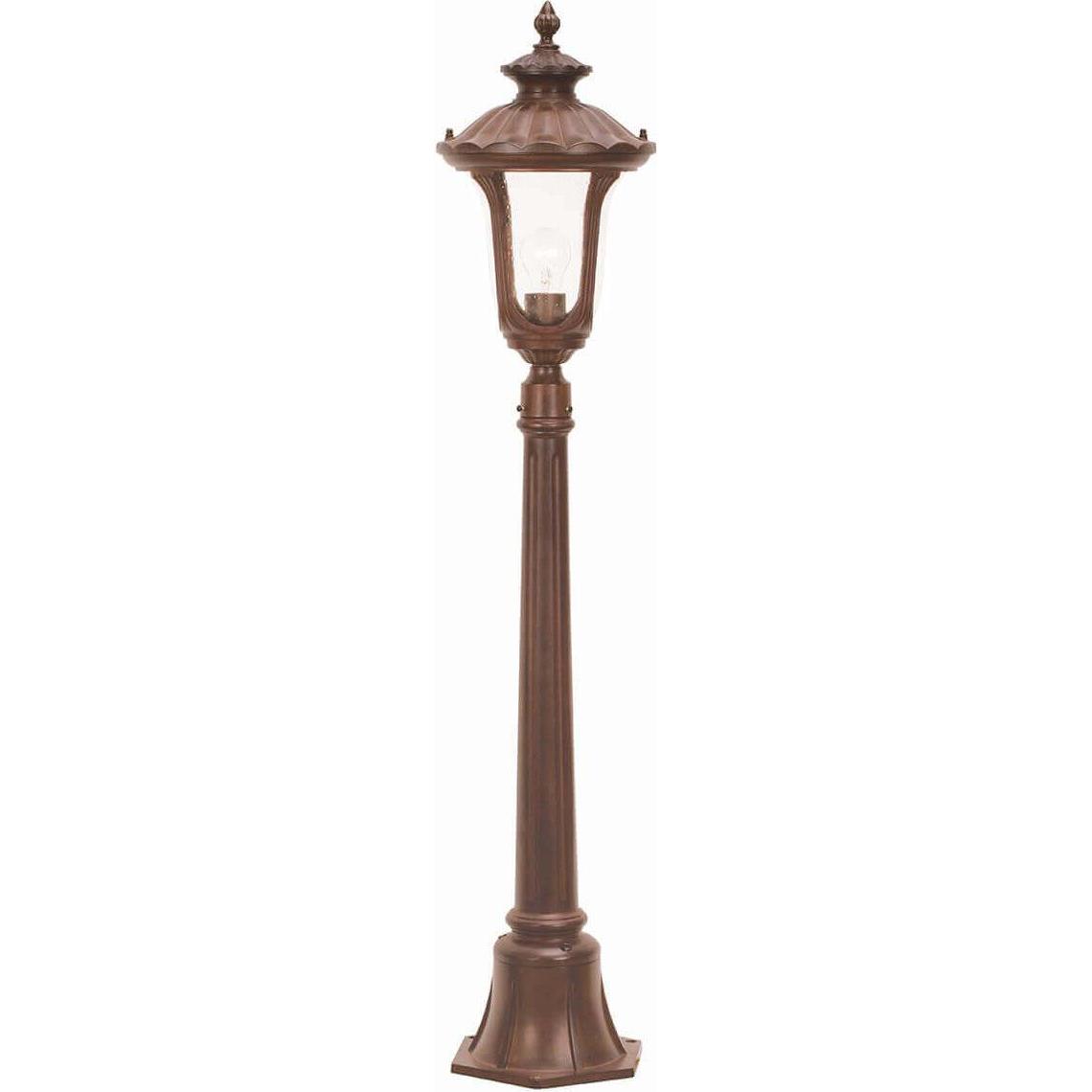 Elstead Lighting, Gartenbeleuchtung, Chicago Aussen-Stehleuchte E27 115cm Rostige Bronze Patina IP44 (E27, IP44)