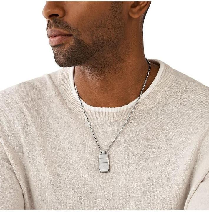 Immagine prodotto Emporio Armani Collana con logo dell'aquila (Acciaio inossidabile)