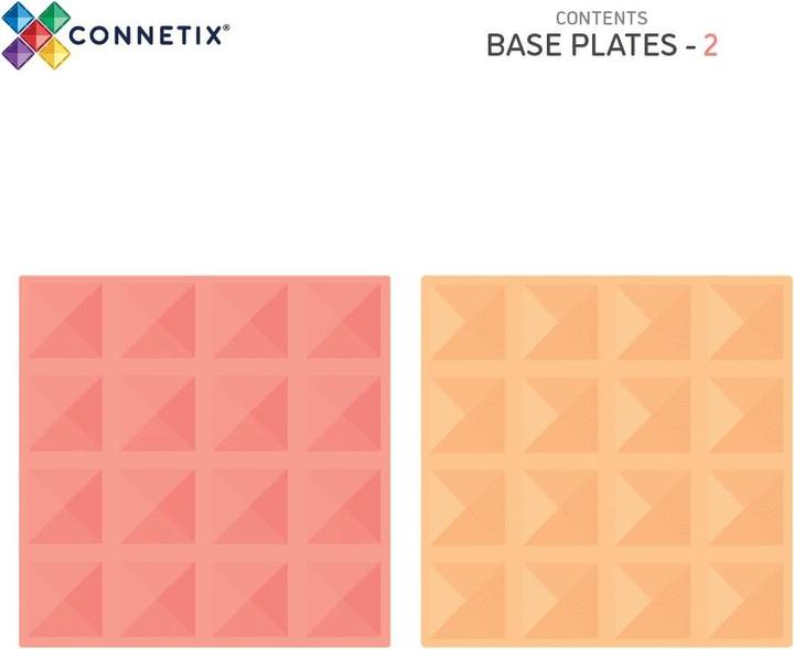 Produktbild Connetix 2 St. Basis Zitrone Pfirsich, Pastell