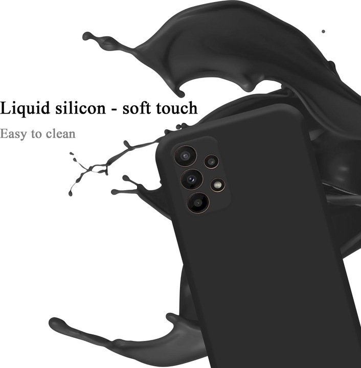 Actual product image Cadorabo TPU Liquid Silicone Case Cover for Samsung Galaxy A23 4G / 5G (Samsung Galaxy A23)