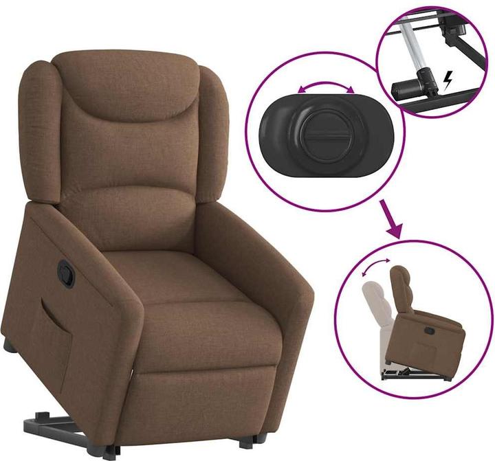 Image du produit vidaXL Relaxsessel mit Aufstehhilfe