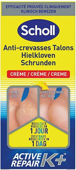 Produktbild Scholl Active Repair K+ Cracked Heel Cream 120 ml (Fusscrème & Fussgel, 120 ml)