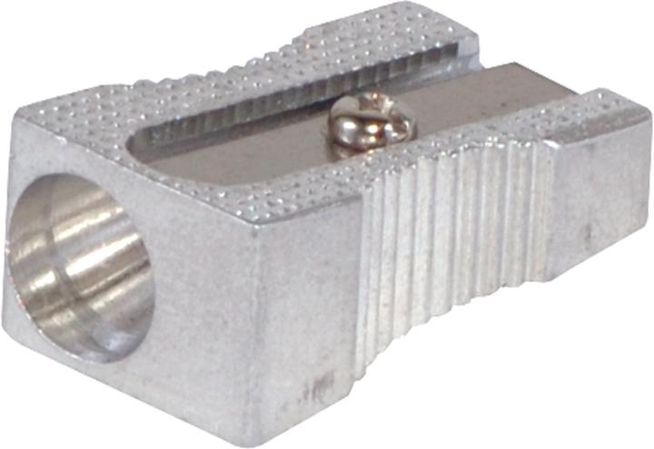 Donau Bleistiftspitzer, aluminium, 1 loch, silber