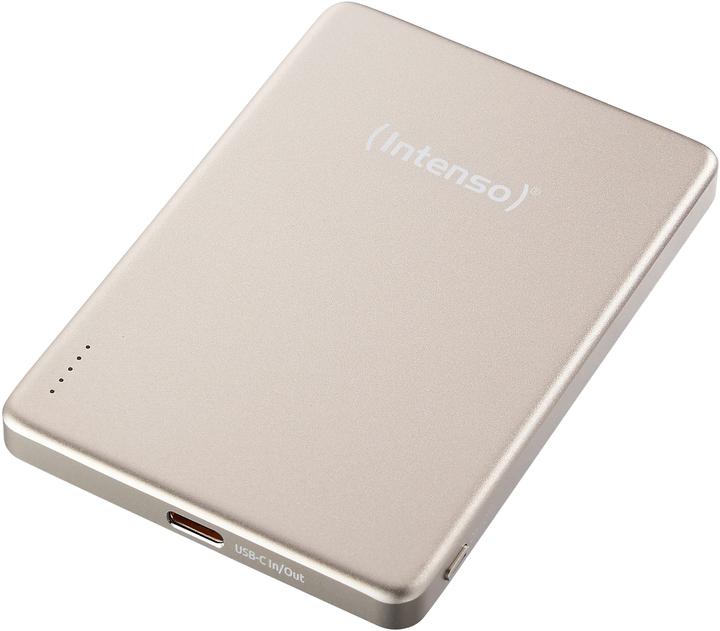 Intenso Magn. Wireless Powerbank MW5000 5000 mAh Champagner (5000 mAh, 20 W, 19.25 Wh)