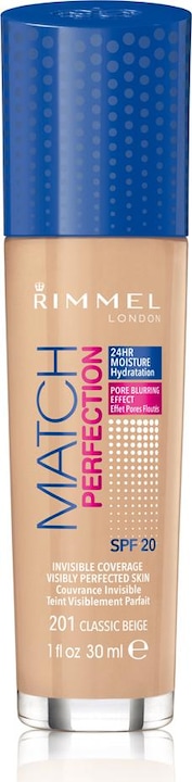 Image du produit Rimmel London Match Perfection SPF20 (201 Beige classique)
