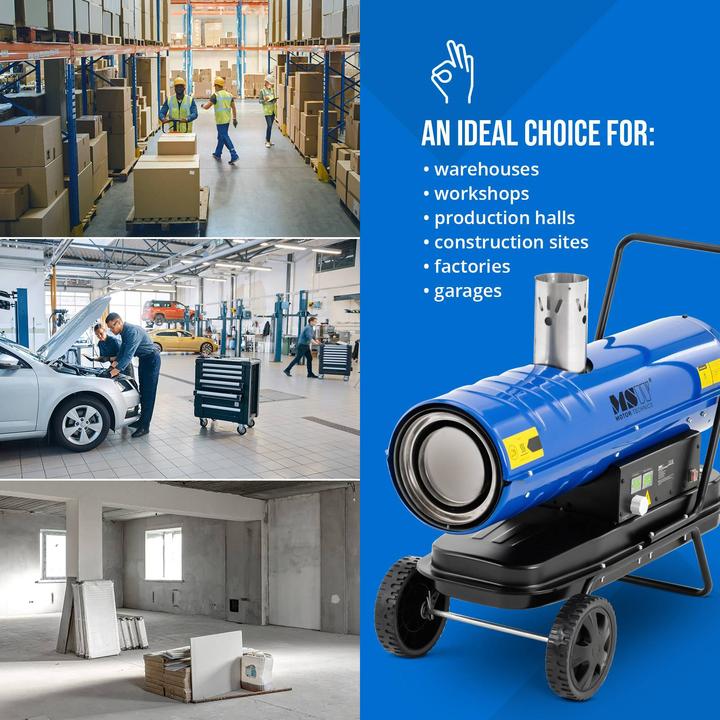 Actual product image MSW Diesel Heater - 20000 W - 20 l