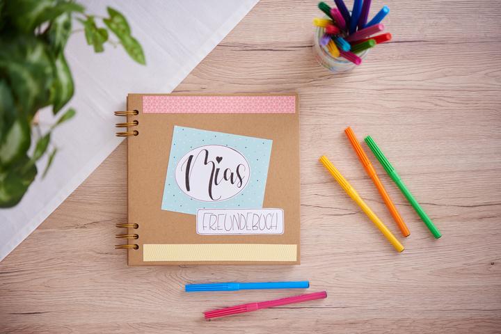 Immagine prodotto VBS Album con raccoglitore ad anelli, 20x20 cm, pagine in carta kraft