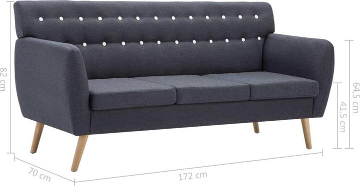 Produktbild vidaXL 3-Sitzer Sofa (3-Sitzer)