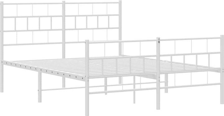 Produktbild vidaXL Metall Bettgestell (135 x 190 cm)