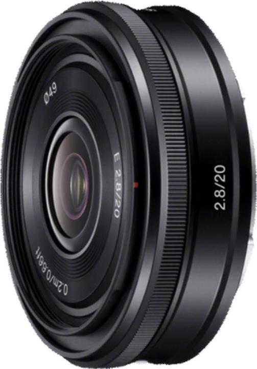 Productafbeelding Sony E 20mm f/2.8 (Sony E, APS-C / DX)
