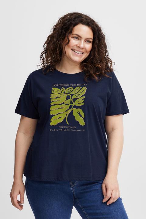 Actual product image Fransa Plus Size Selection - FPETTA TEE 1 - T-shirt - 20612958 (S)